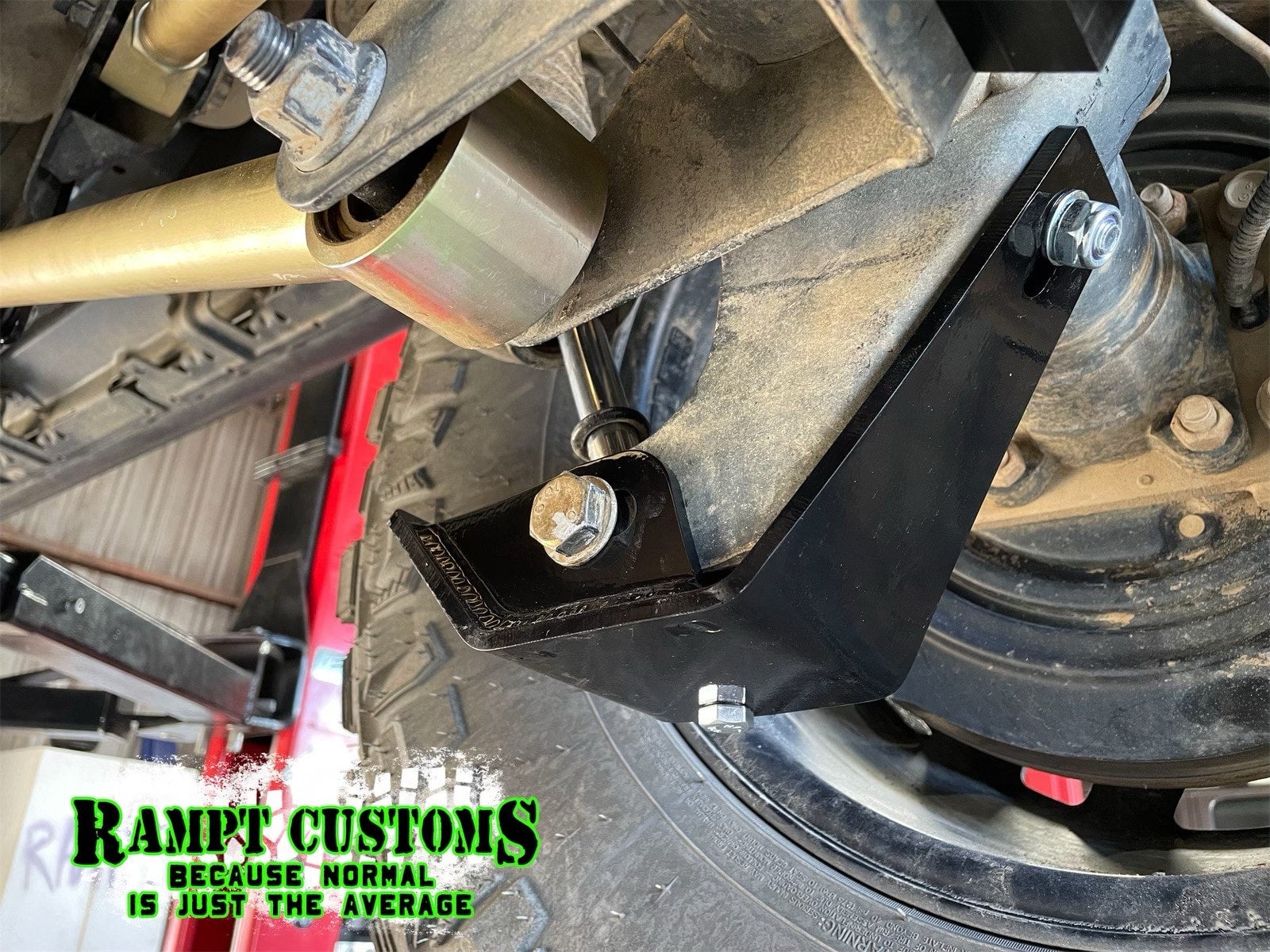 JT Gladiator Rear Lower Shock Guards Rampt Customs